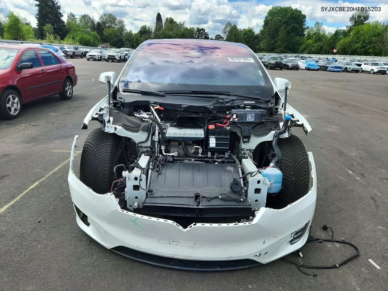 5YJXCBE20HF055203 2017 Tesla Model X