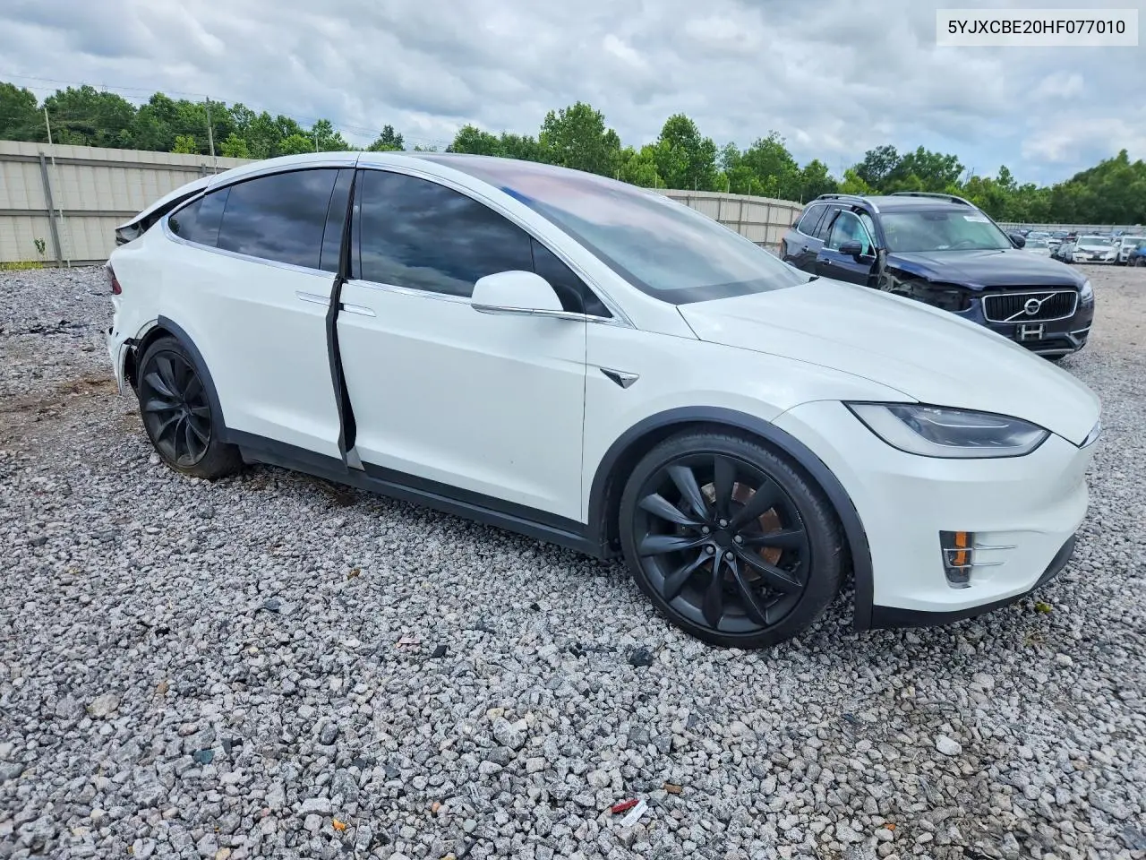 2017 Tesla Model X VIN: 5YJXCBE20HF077010 Lot: 56865366