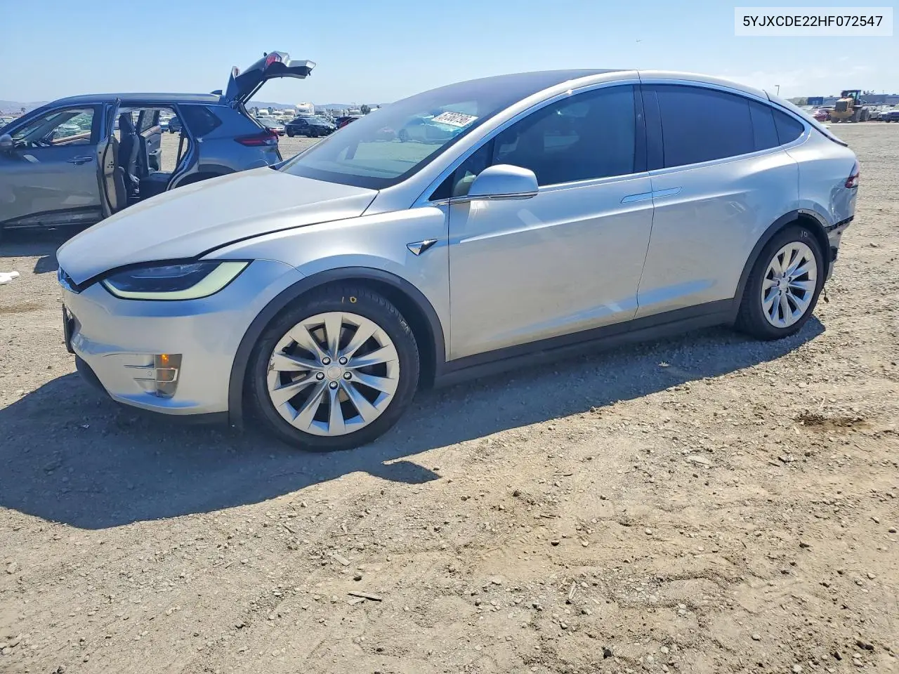 2017 Tesla Model X VIN: 5YJXCDE22HF072547 Lot: 57360196