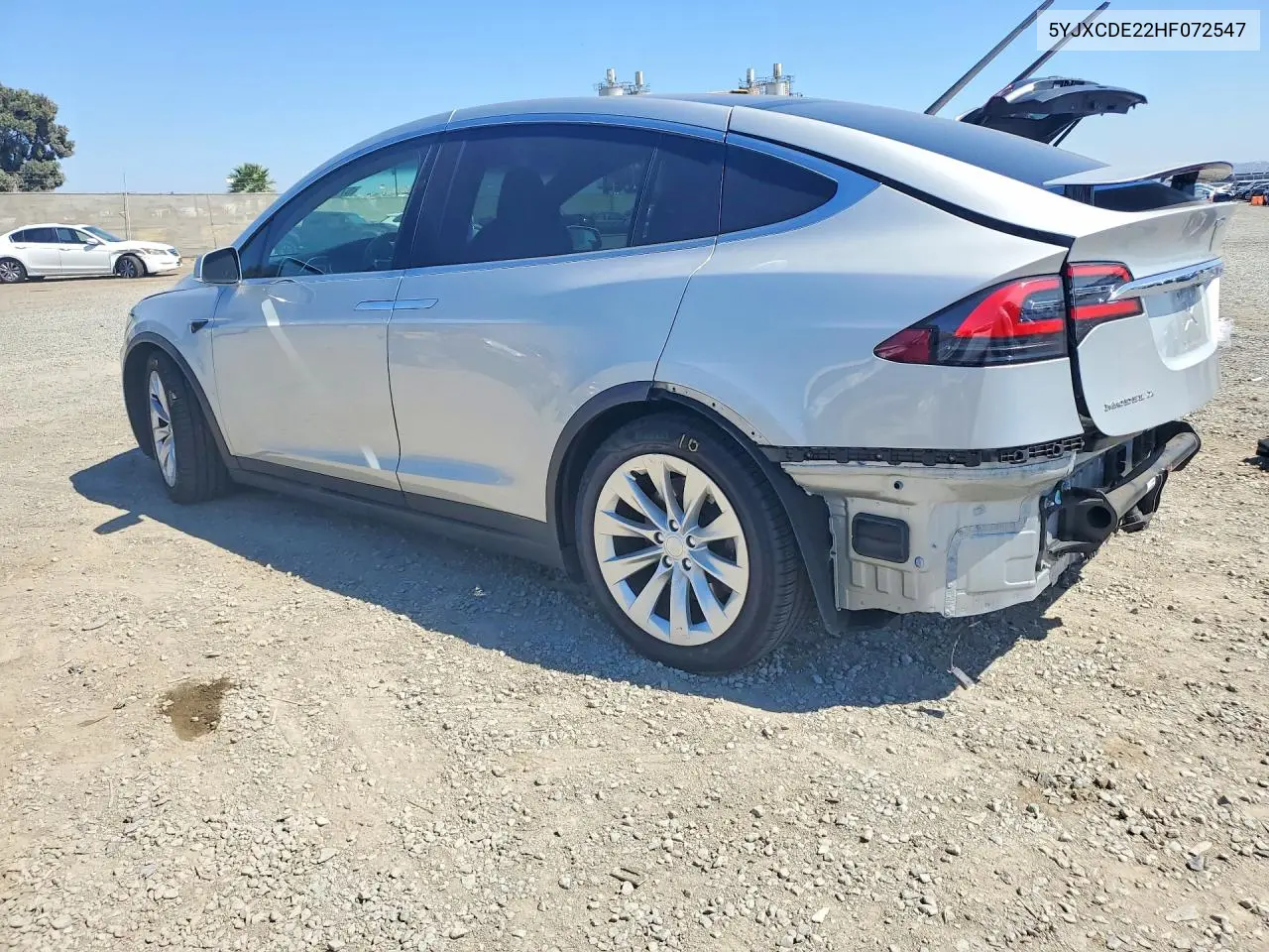 2017 Tesla Model X VIN: 5YJXCDE22HF072547 Lot: 57360196