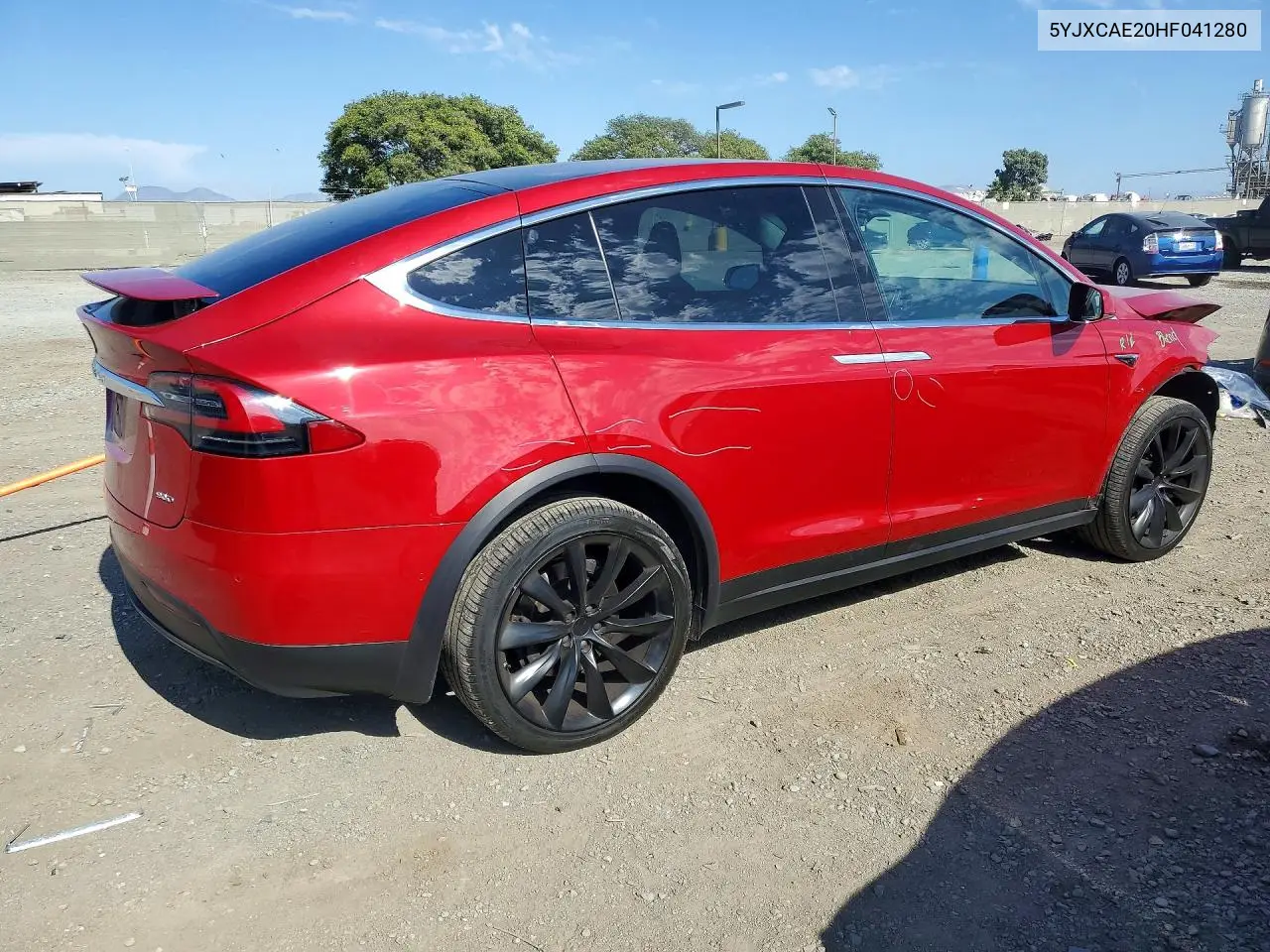 2017 Tesla Model X VIN: 5YJXCAE20HF041280 Lot: 57530096