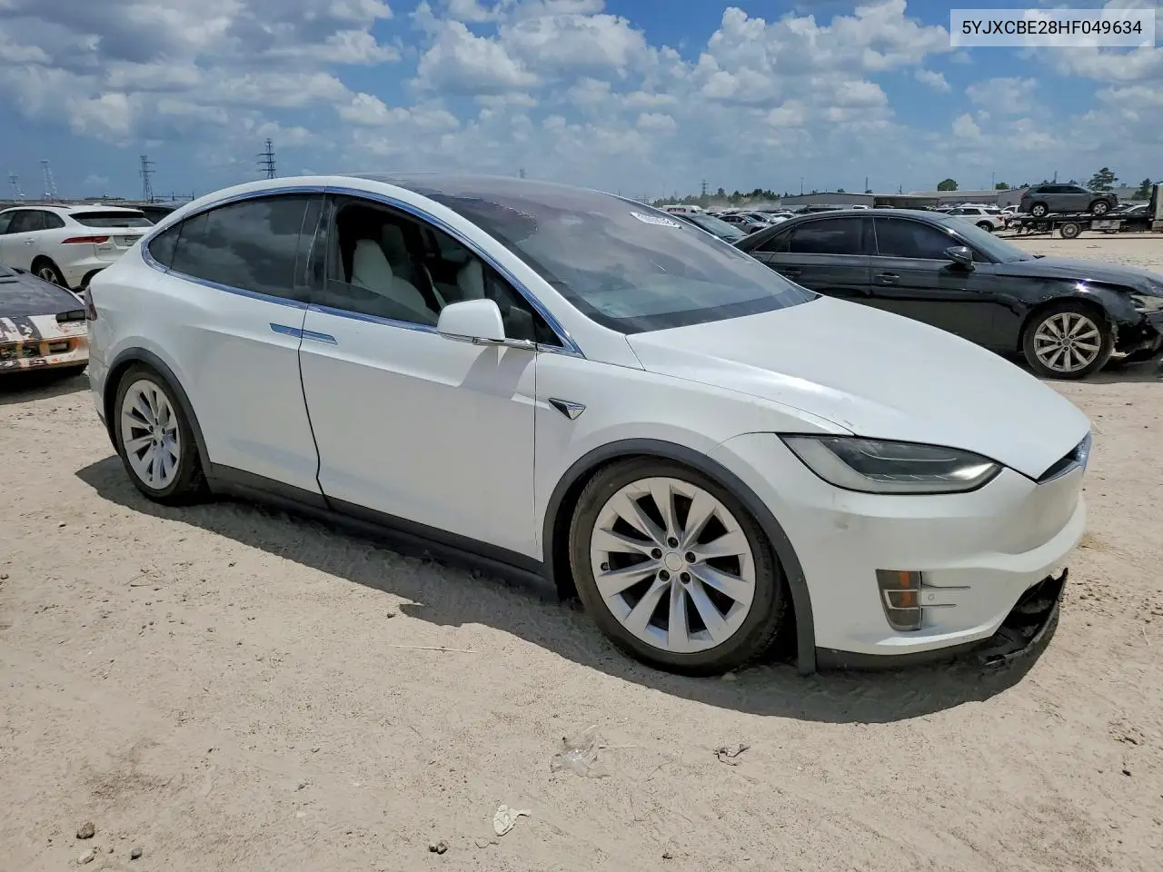 2017 Tesla Model X VIN: 5YJXCBE28HF049634 Lot: 59008546