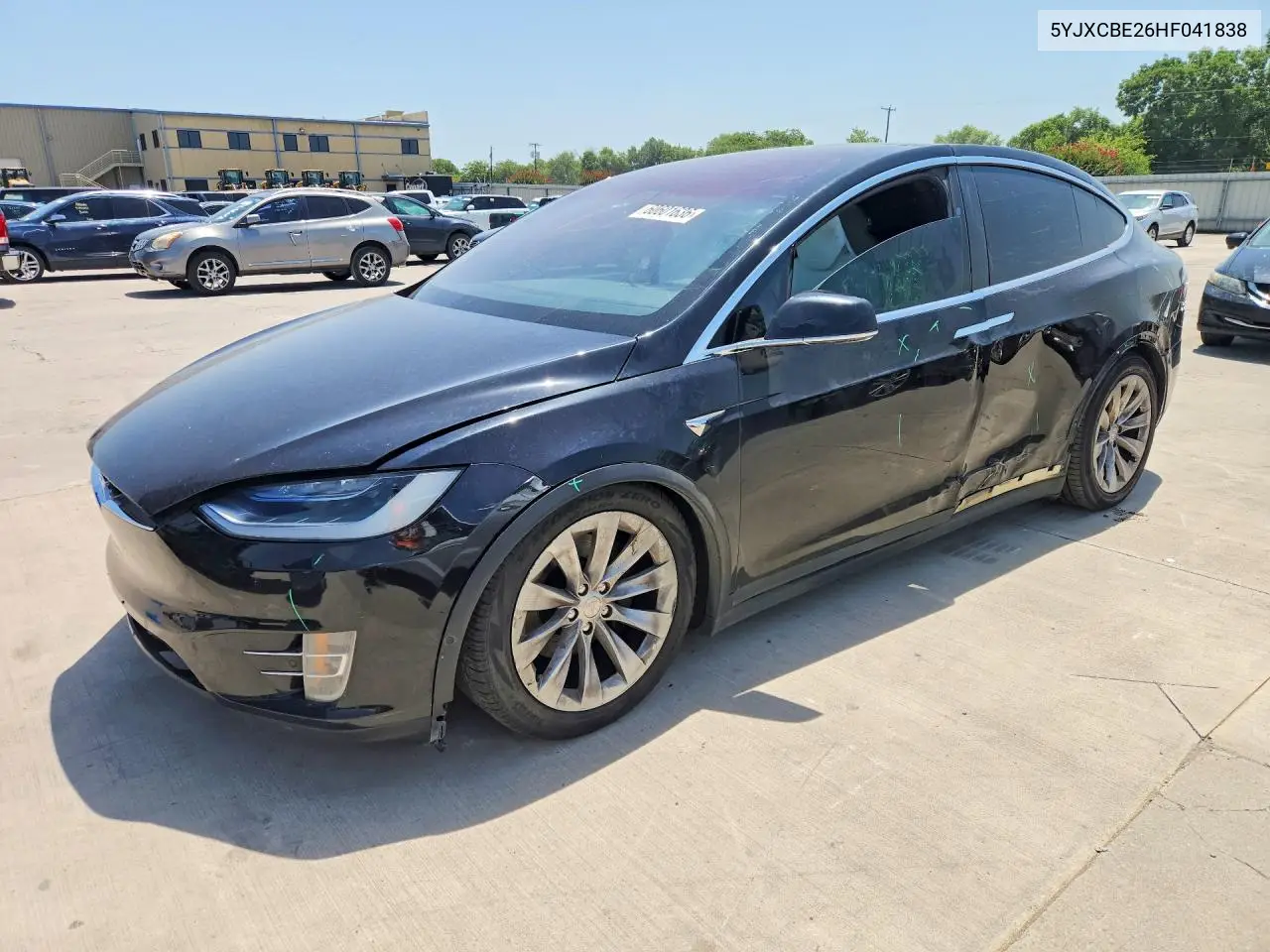 2017 Tesla Model X VIN: 5YJXCBE26HF041838 Lot: 60601636
