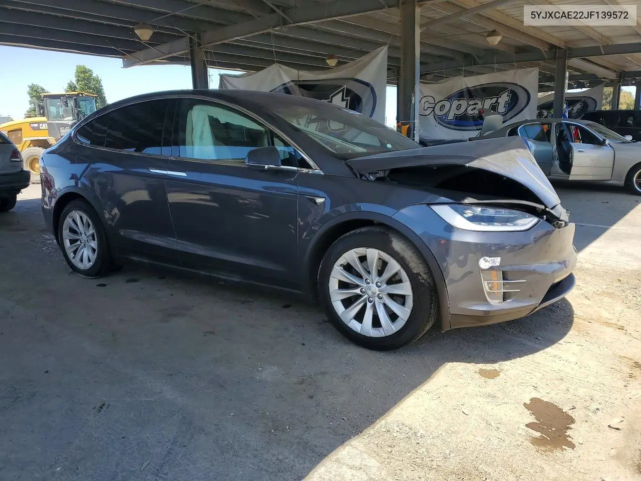 2018 Tesla Model X VIN: 5YJXCAE22JF139572 Lot: 54188636