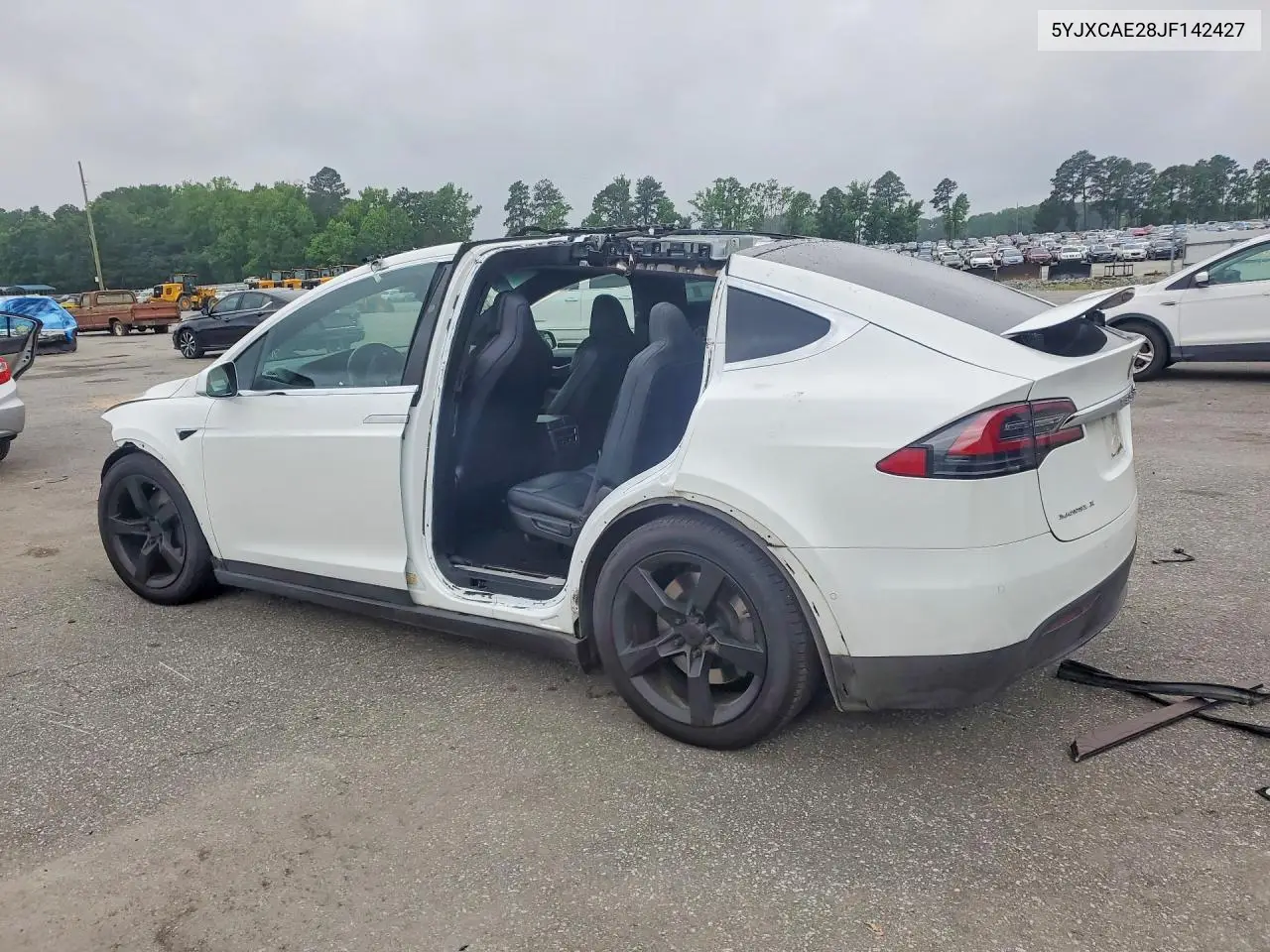 2018 Tesla Model X VIN: 5YJXCAE28JF142427 Lot: 54396336