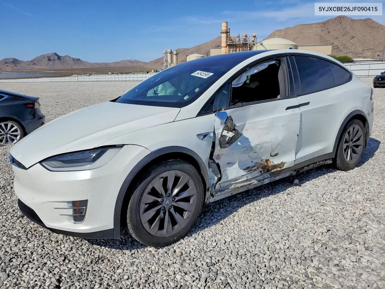 2018 Tesla Model X VIN: 5YJXCBE26JF090415 Lot: 54845596