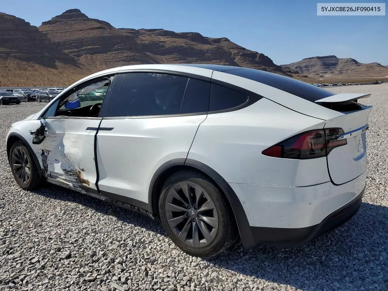 2018 Tesla Model X VIN: 5YJXCBE26JF090415 Lot: 54845596