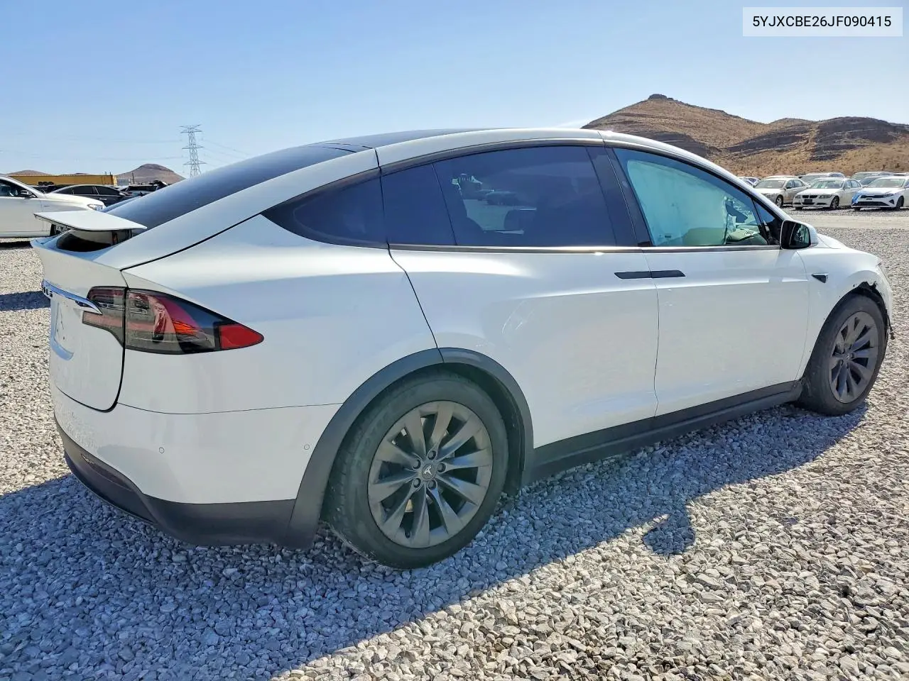 2018 Tesla Model X VIN: 5YJXCBE26JF090415 Lot: 54845596