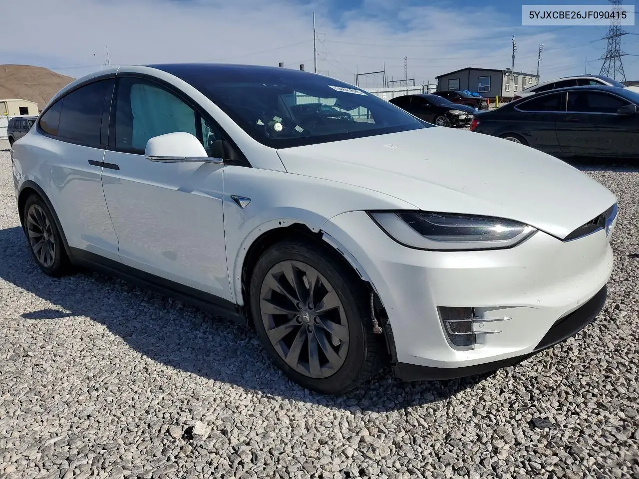 2018 Tesla Model X VIN: 5YJXCBE26JF090415 Lot: 54845596
