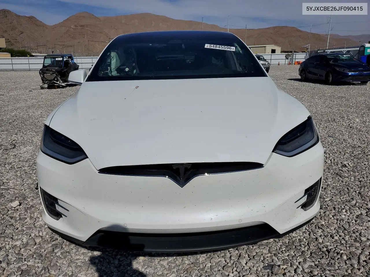 2018 Tesla Model X VIN: 5YJXCBE26JF090415 Lot: 54845596