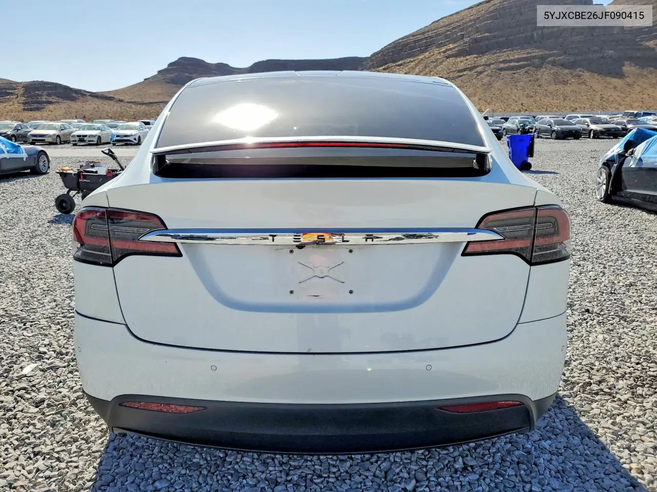 2018 Tesla Model X VIN: 5YJXCBE26JF090415 Lot: 54845596
