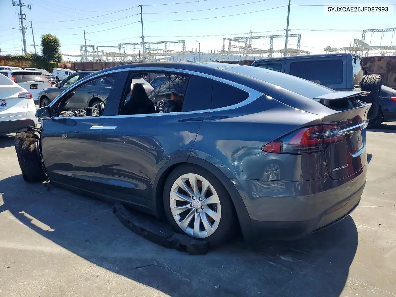 2018 Tesla Model X VIN: 5YJXCAE26JF087993 Lot: 55630786