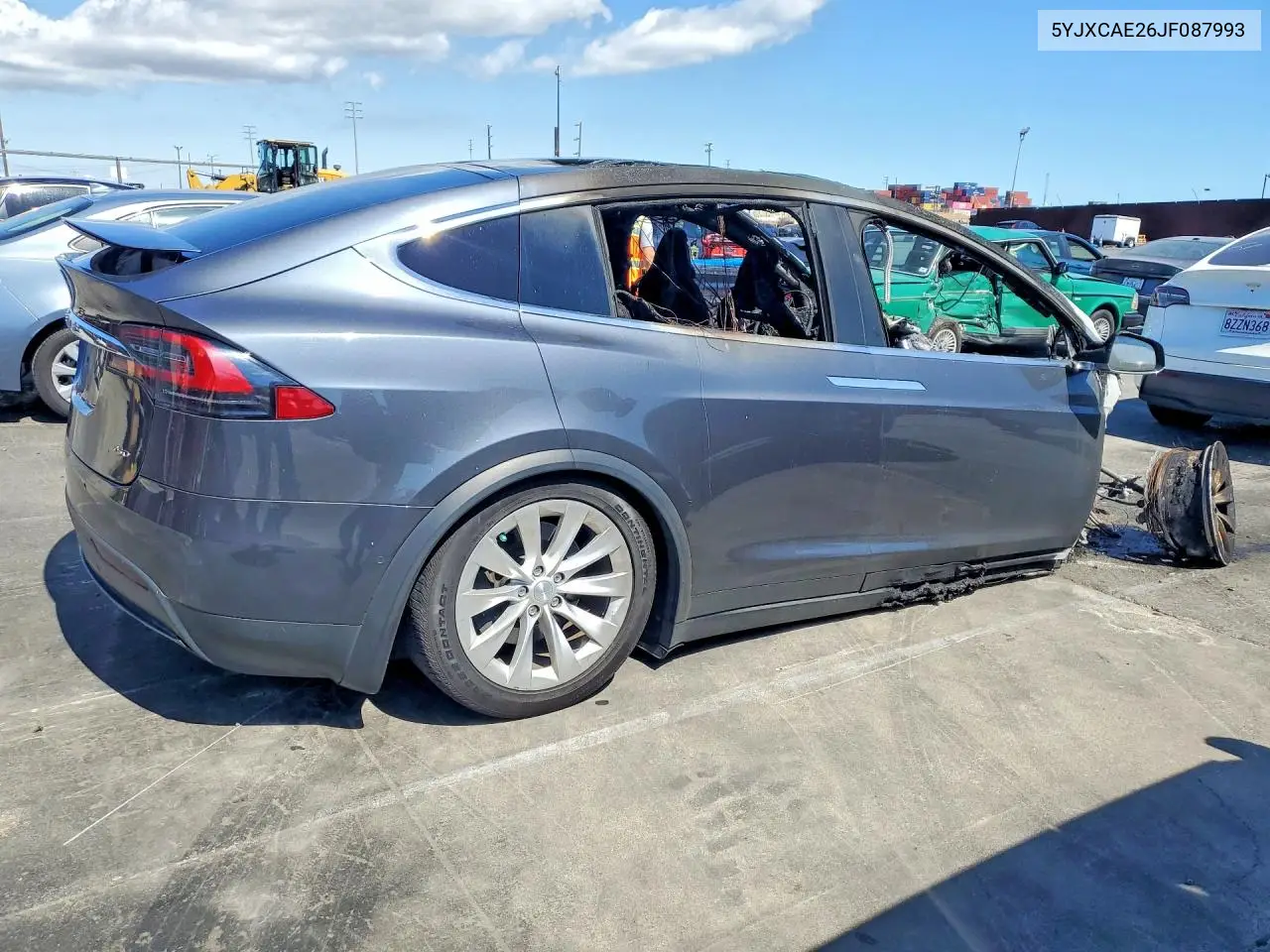 2018 Tesla Model X VIN: 5YJXCAE26JF087993 Lot: 55630786