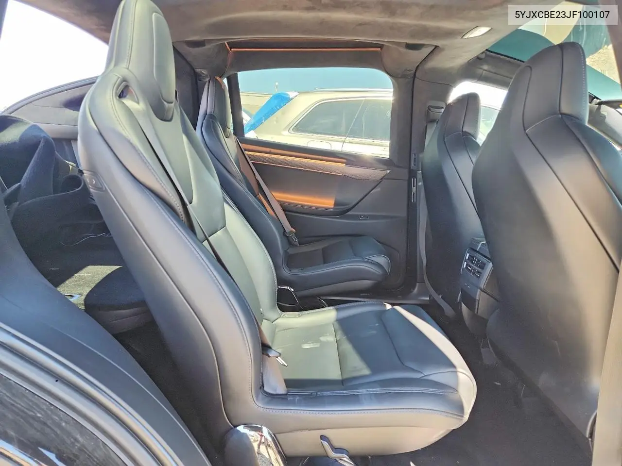 2018 Tesla Model X VIN: 5YJXCBE23JF100107 Lot: 55827316
