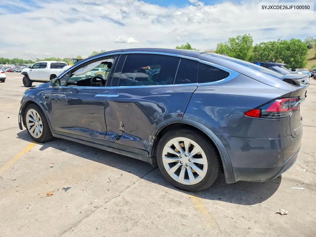 2018 Tesla Model X VIN: 5YJXCDE26JF100050 Lot: 56655406