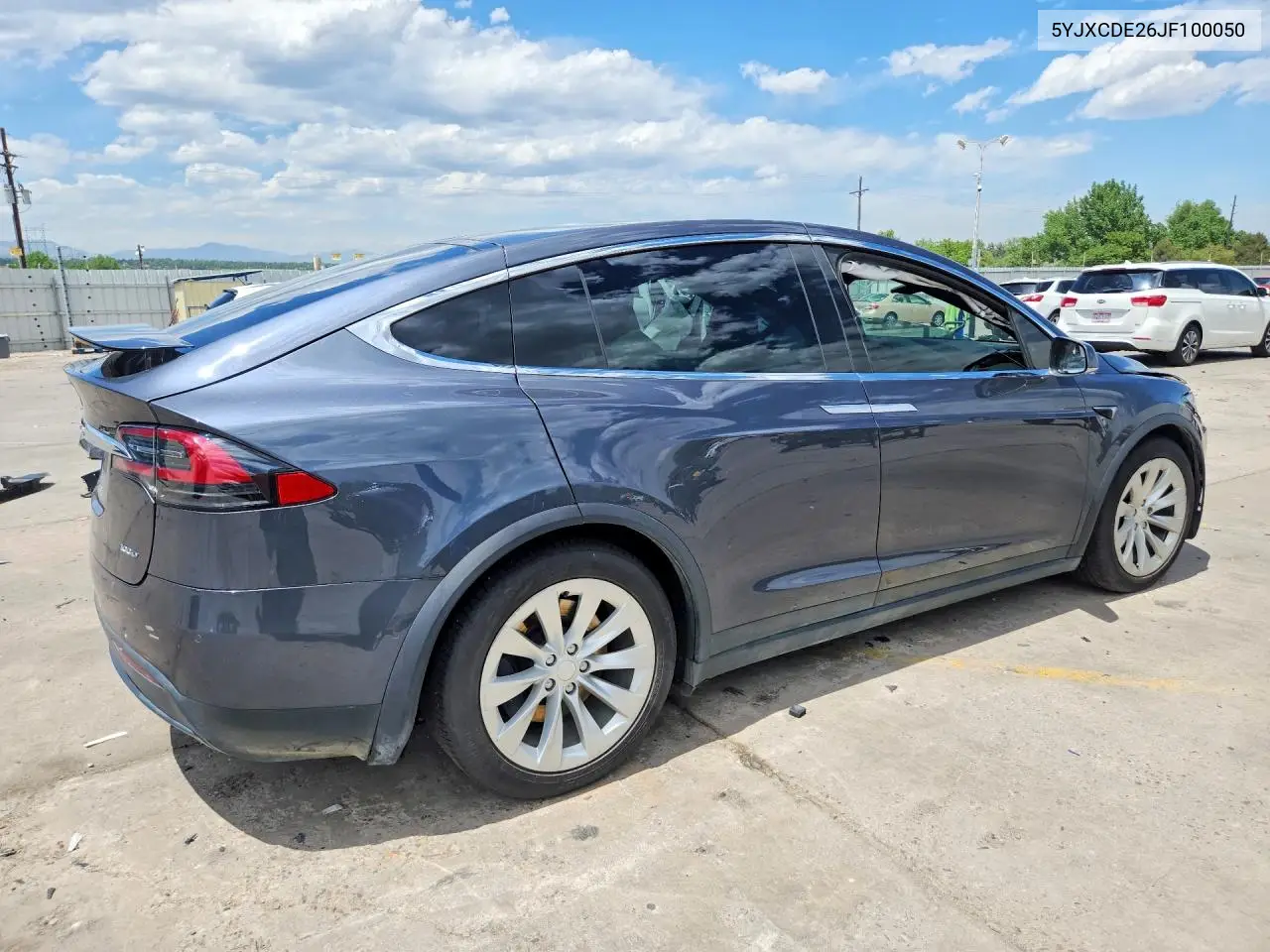 2018 Tesla Model X VIN: 5YJXCDE26JF100050 Lot: 56655406