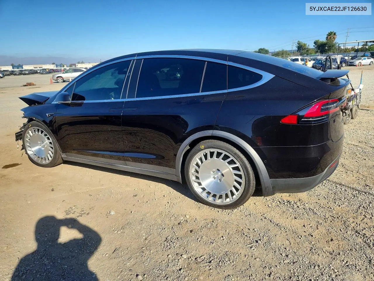 2018 Tesla Model X VIN: 5YJXCAE22JF126630 Lot: 59385606