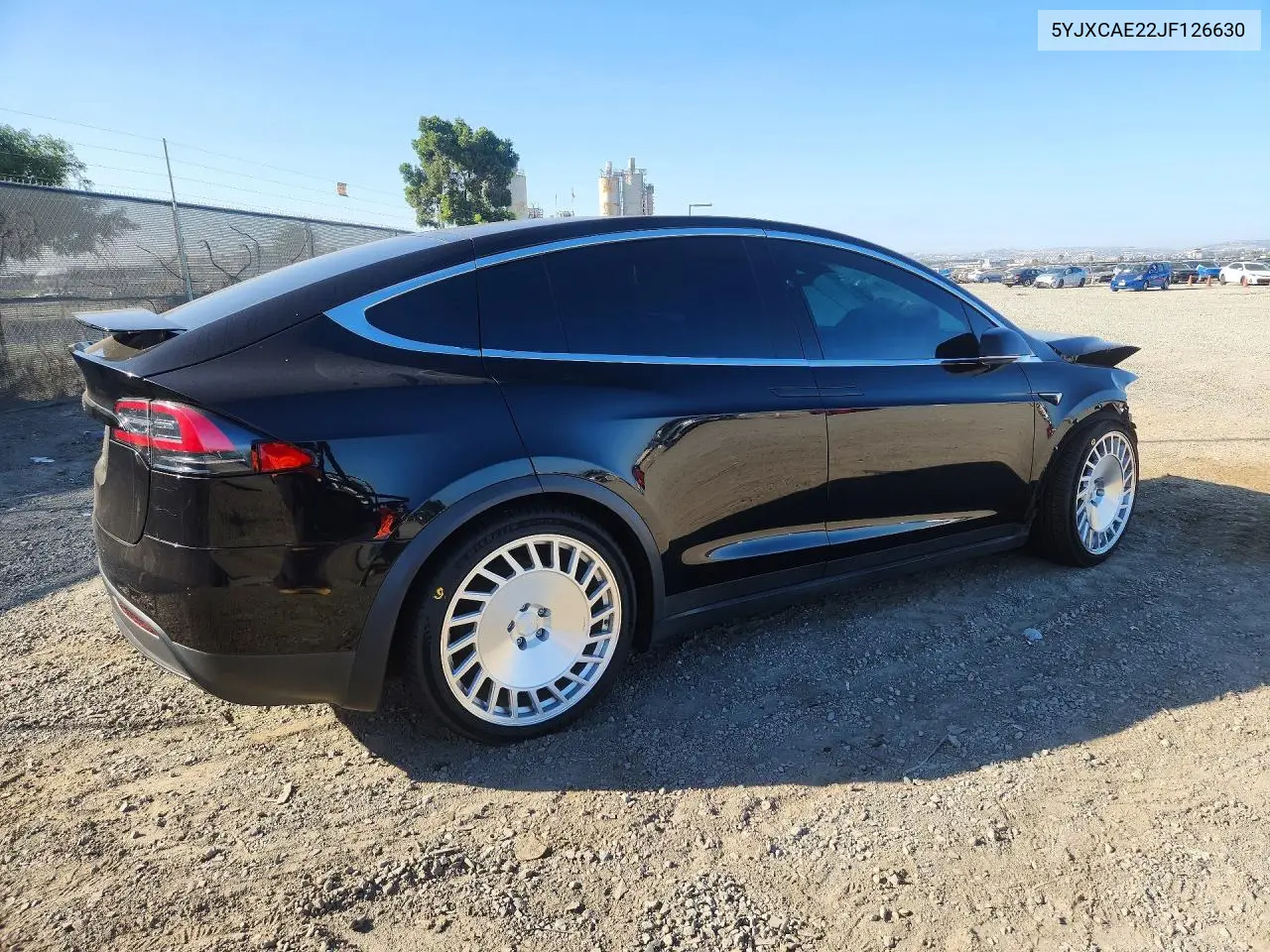 2018 Tesla Model X VIN: 5YJXCAE22JF126630 Lot: 59385606