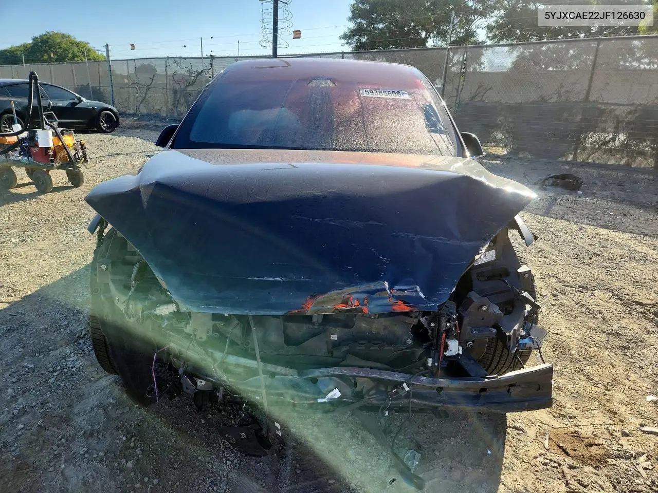 2018 Tesla Model X VIN: 5YJXCAE22JF126630 Lot: 59385606