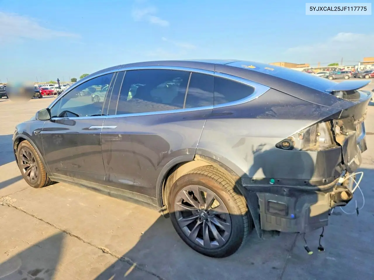 2018 Tesla Model X VIN: 5YJXCAL25JF117775 Lot: 60075626