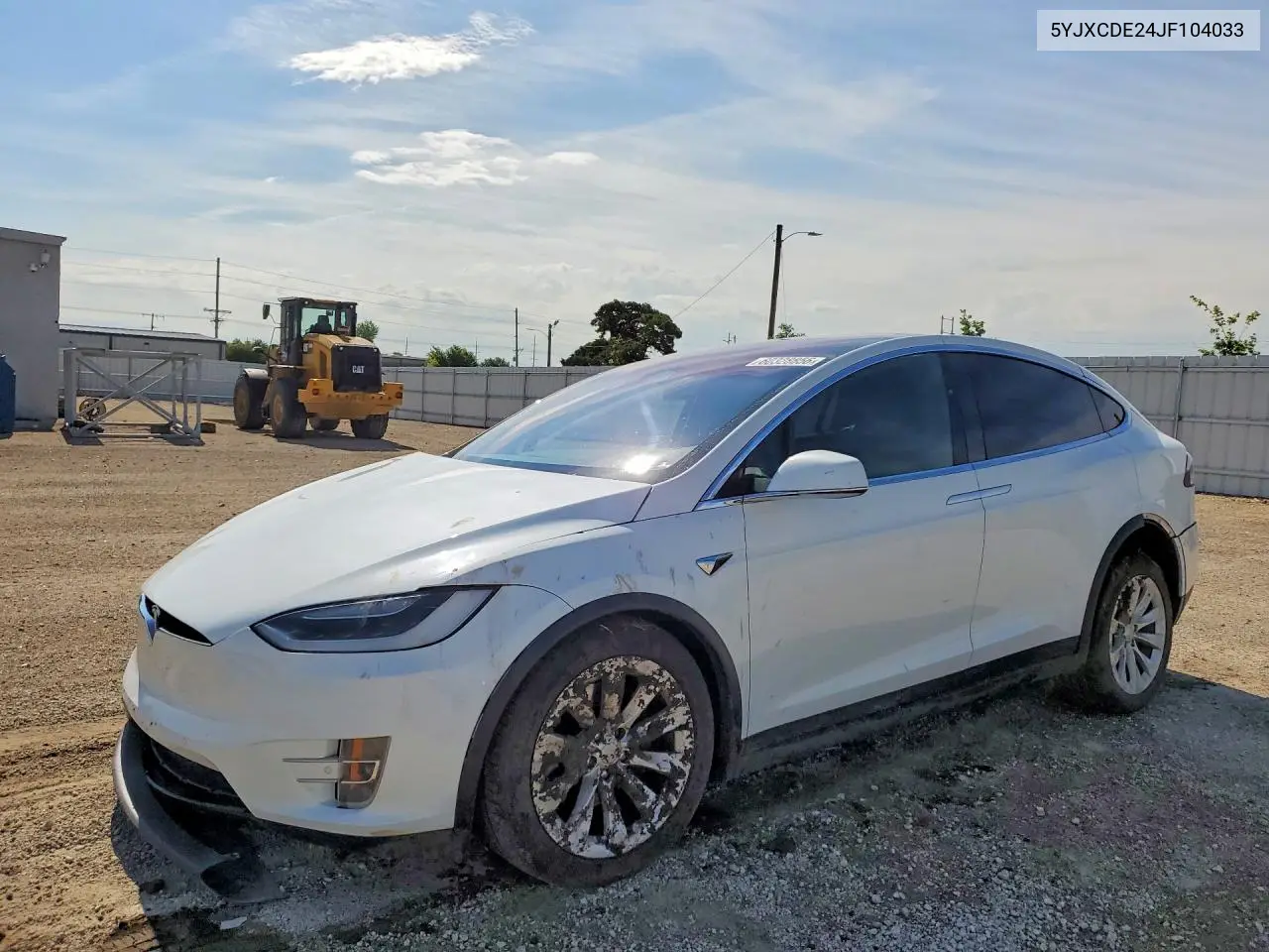2018 Tesla Model X VIN: 5YJXCDE24JF104033 Lot: 60328856