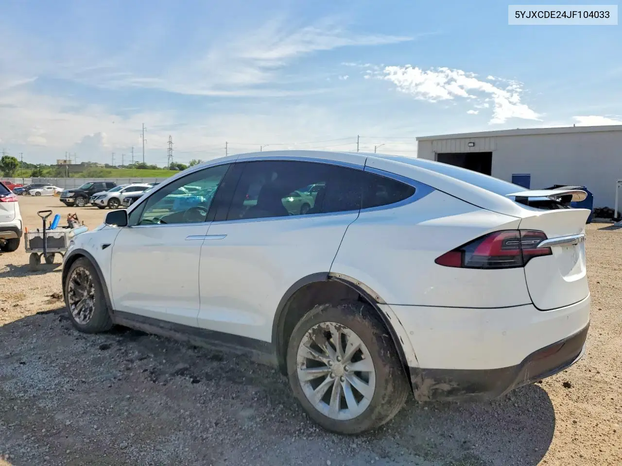 2018 Tesla Model X VIN: 5YJXCDE24JF104033 Lot: 60328856