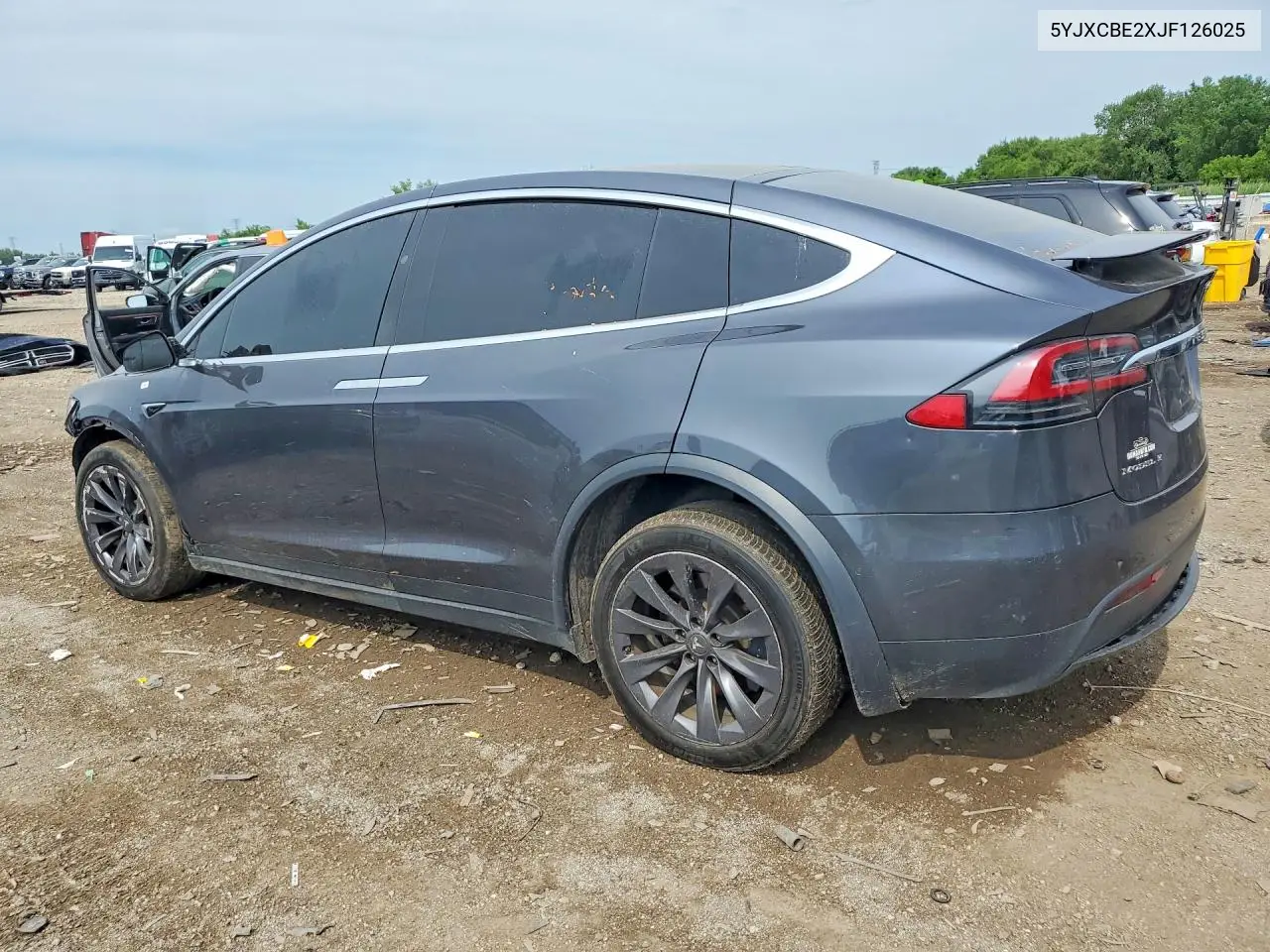 2018 Tesla Model X VIN: 5YJXCBE2XJF126025 Lot: 60386756