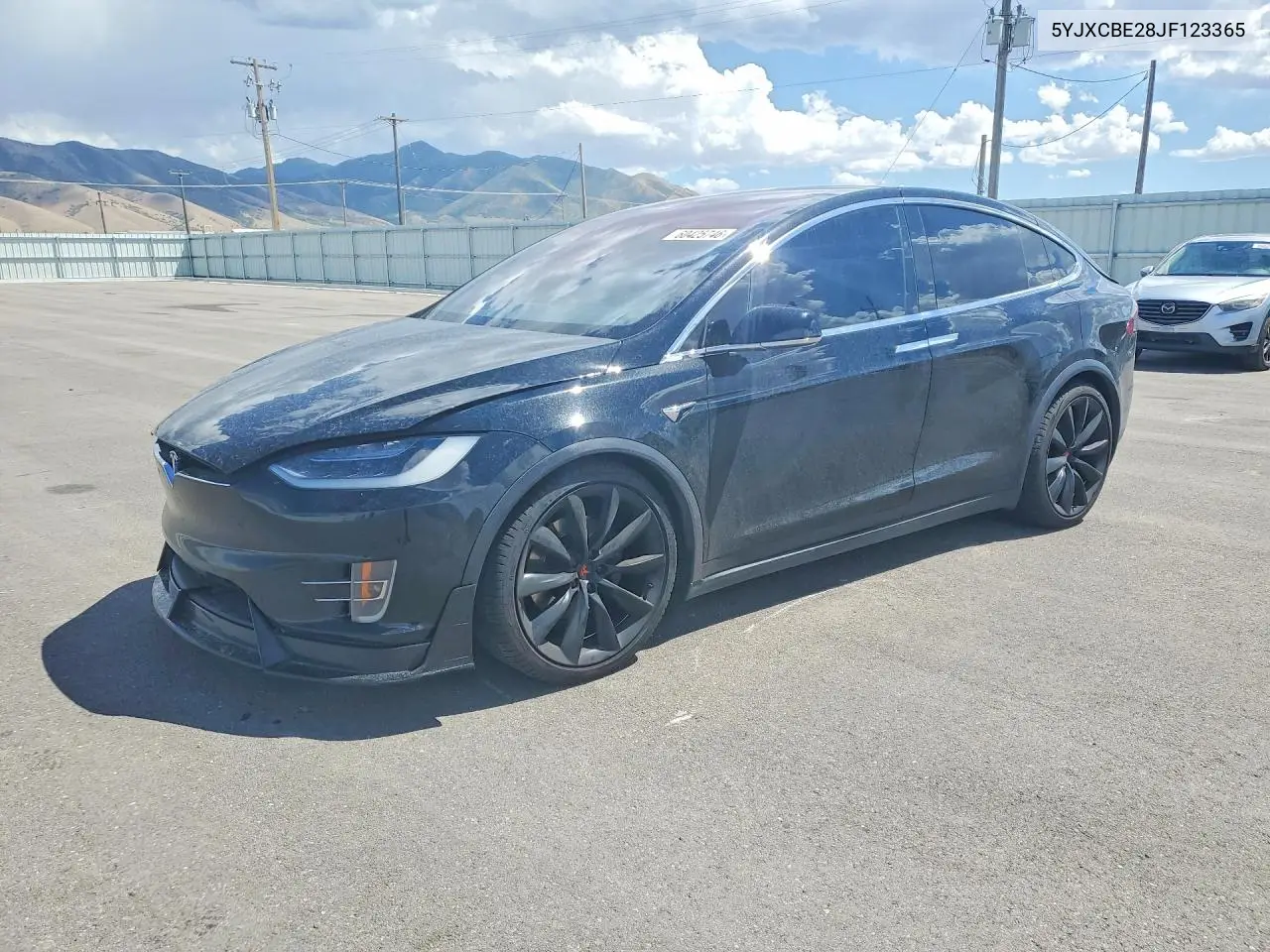 2018 Tesla Model X VIN: 5YJXCBE28JF123365 Lot: 60425746