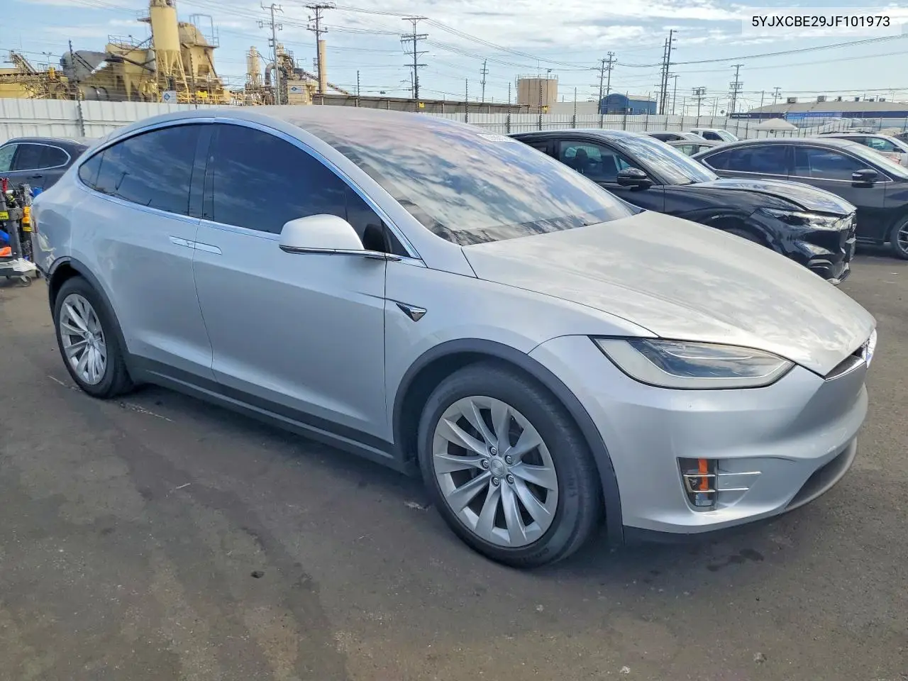 2018 Tesla Model X VIN: 5YJXCBE29JF101973 Lot: 60886176