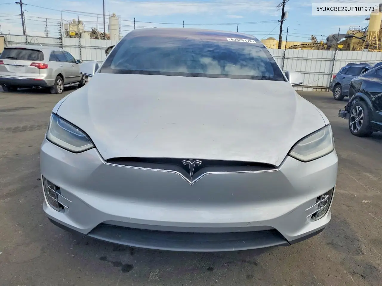 2018 Tesla Model X VIN: 5YJXCBE29JF101973 Lot: 60886176