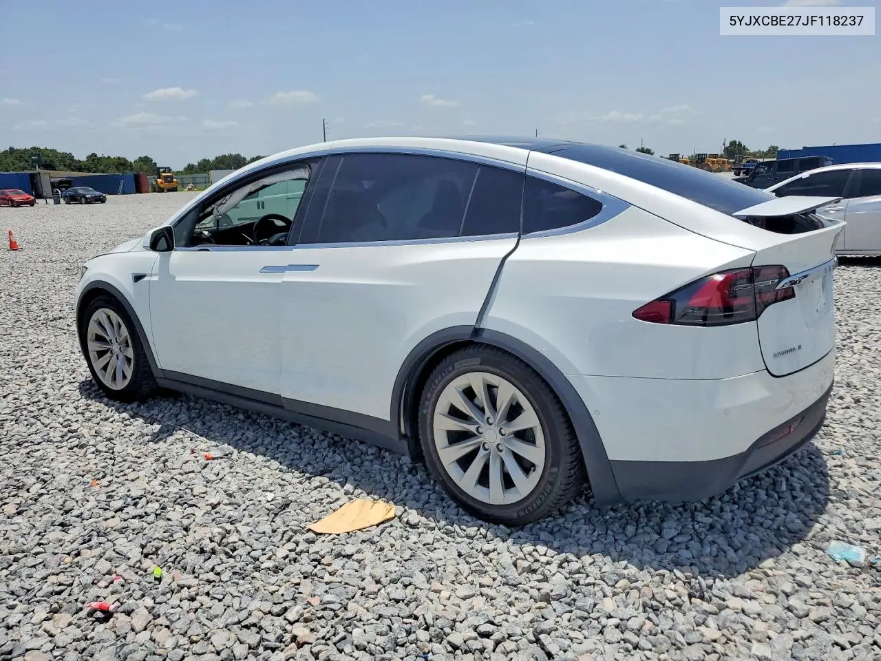 2018 Tesla Model X VIN: 5YJXCBE27JF118237 Lot: 60967836