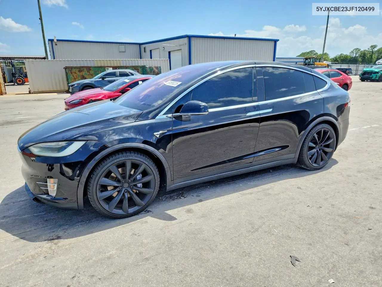 2018 Tesla Model X VIN: 5YJXCBE23JF120499 Lot: 61899226