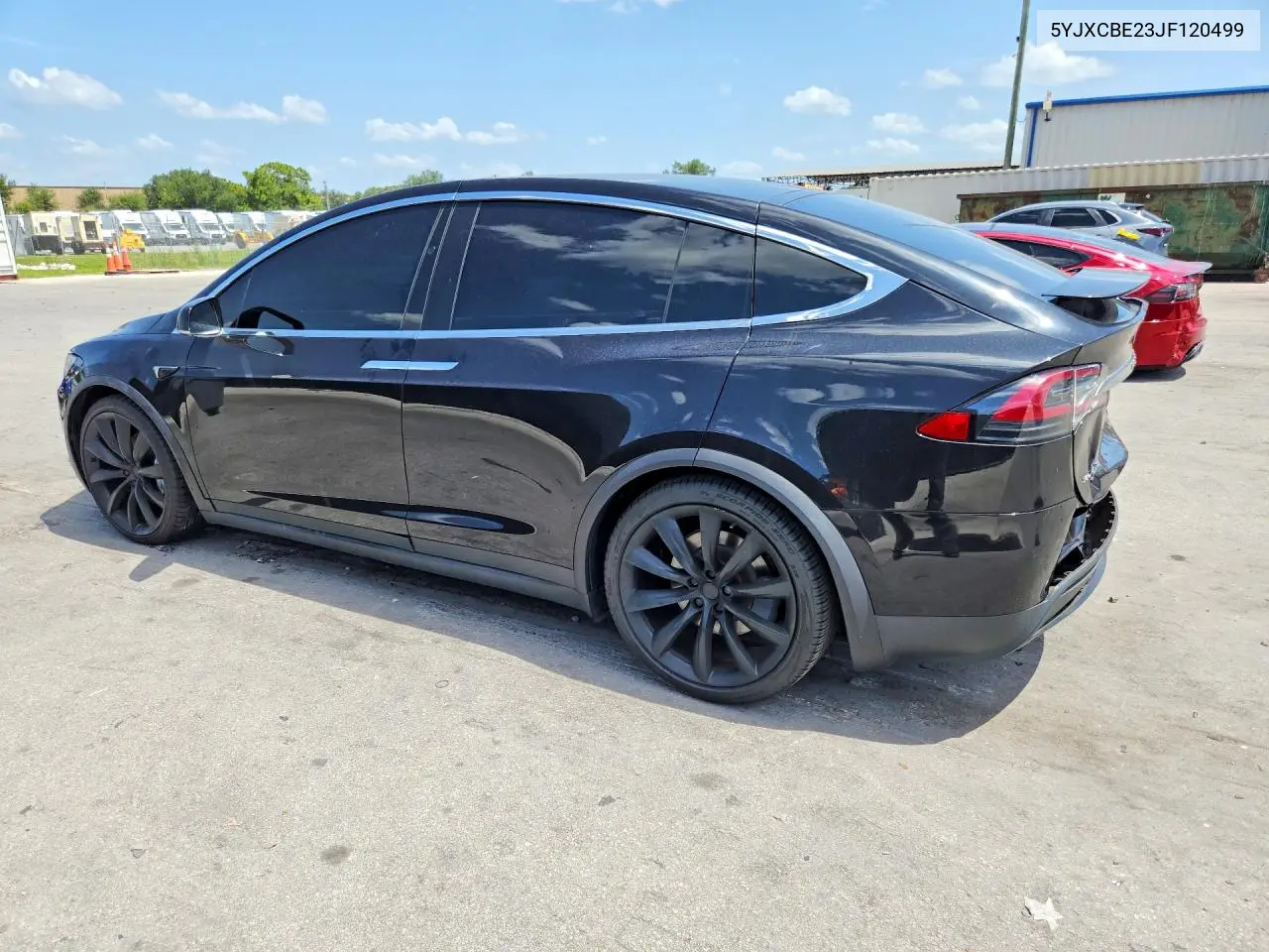 2018 Tesla Model X VIN: 5YJXCBE23JF120499 Lot: 61899226