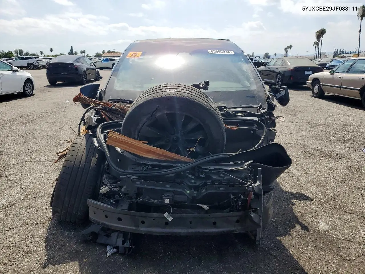 2018 Tesla Model X VIN: 5YJXCBE29JF088111 Lot: 85990035