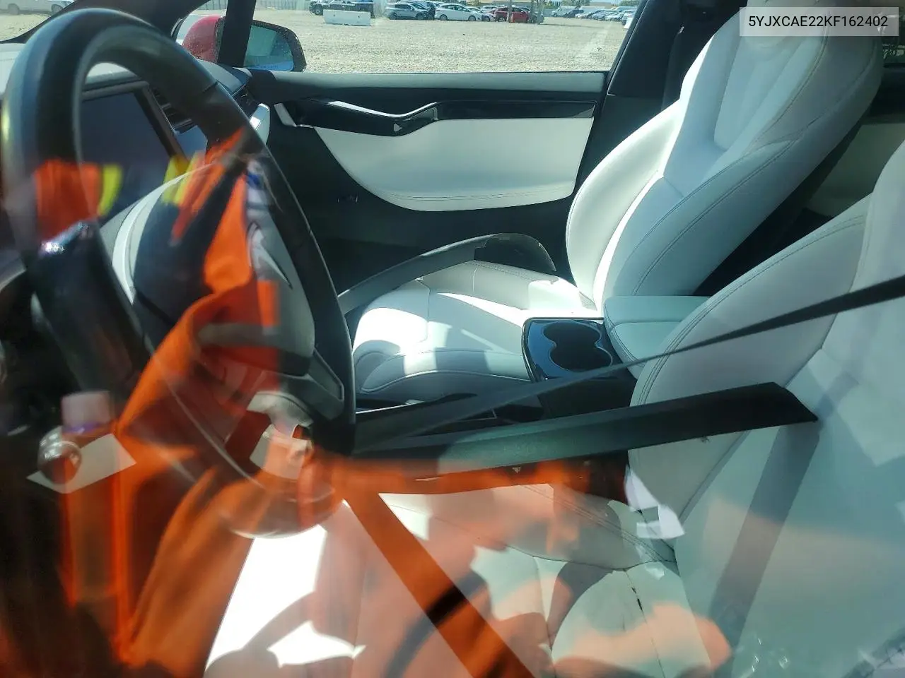 2019 Tesla Model X VIN: 5YJXCAE22KF162402 Lot: 56098256