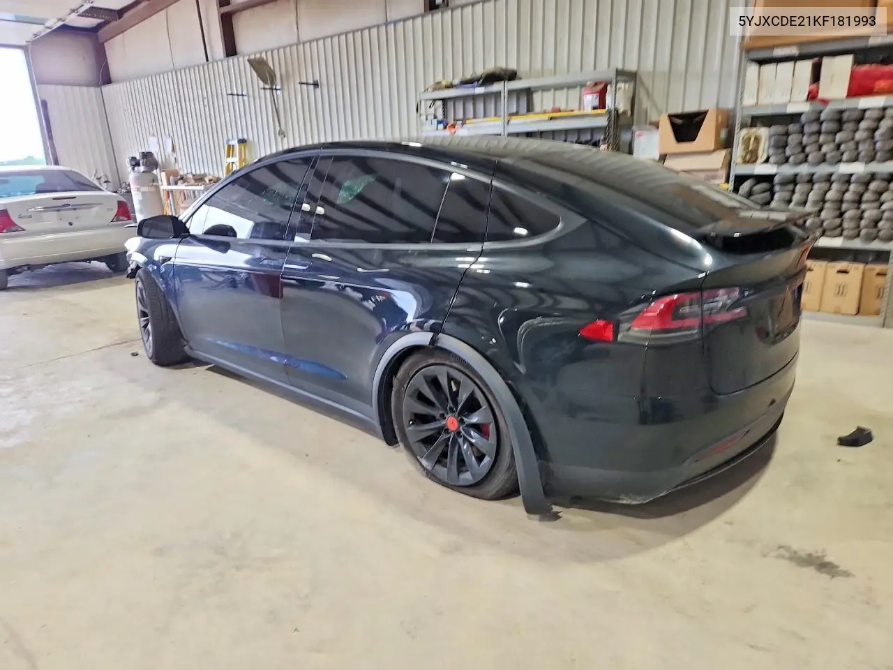 2019 Tesla Model X VIN: 5YJXCDE21KF181993 Lot: 59401586