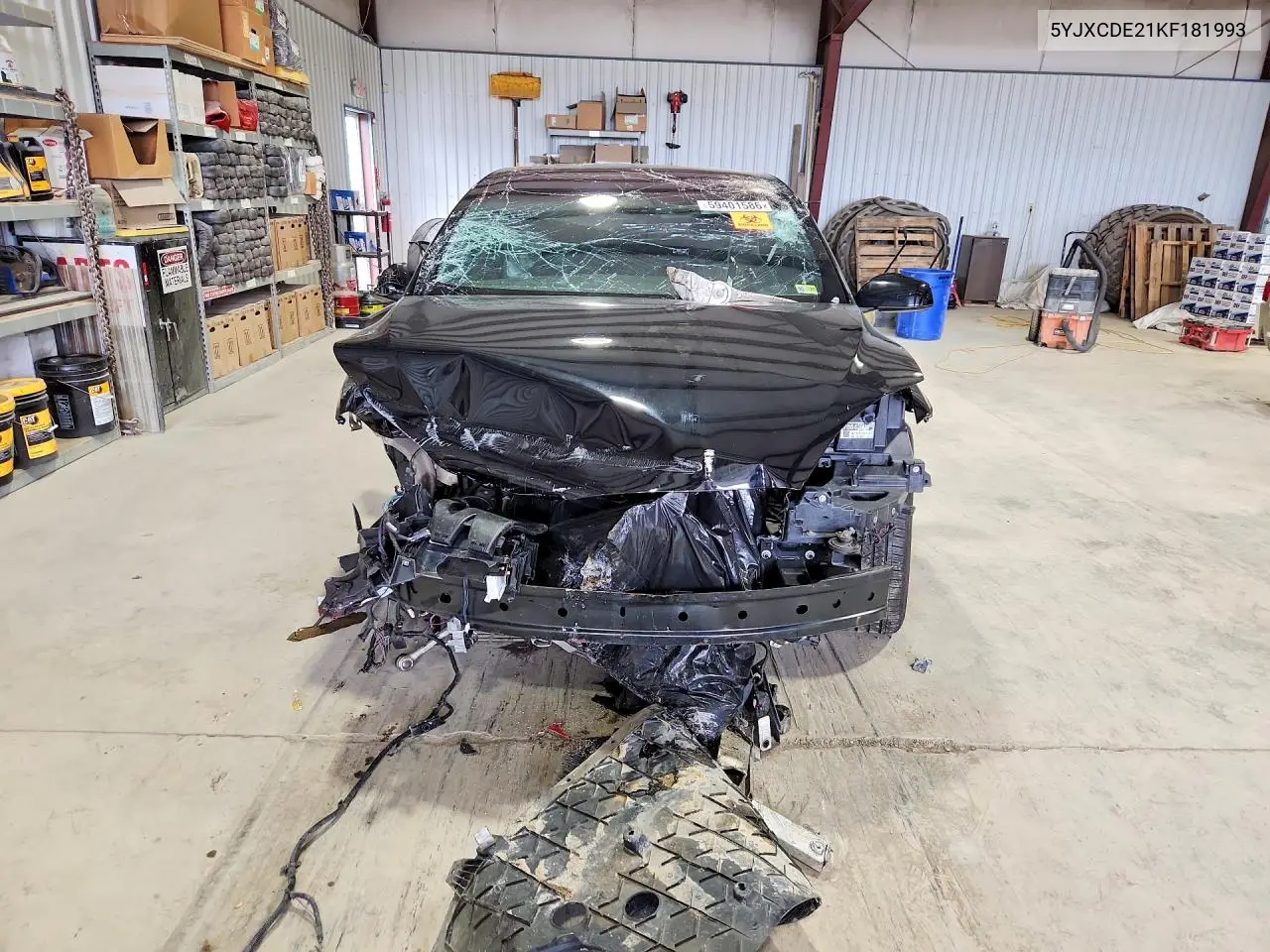 2019 Tesla Model X VIN: 5YJXCDE21KF181993 Lot: 59401586