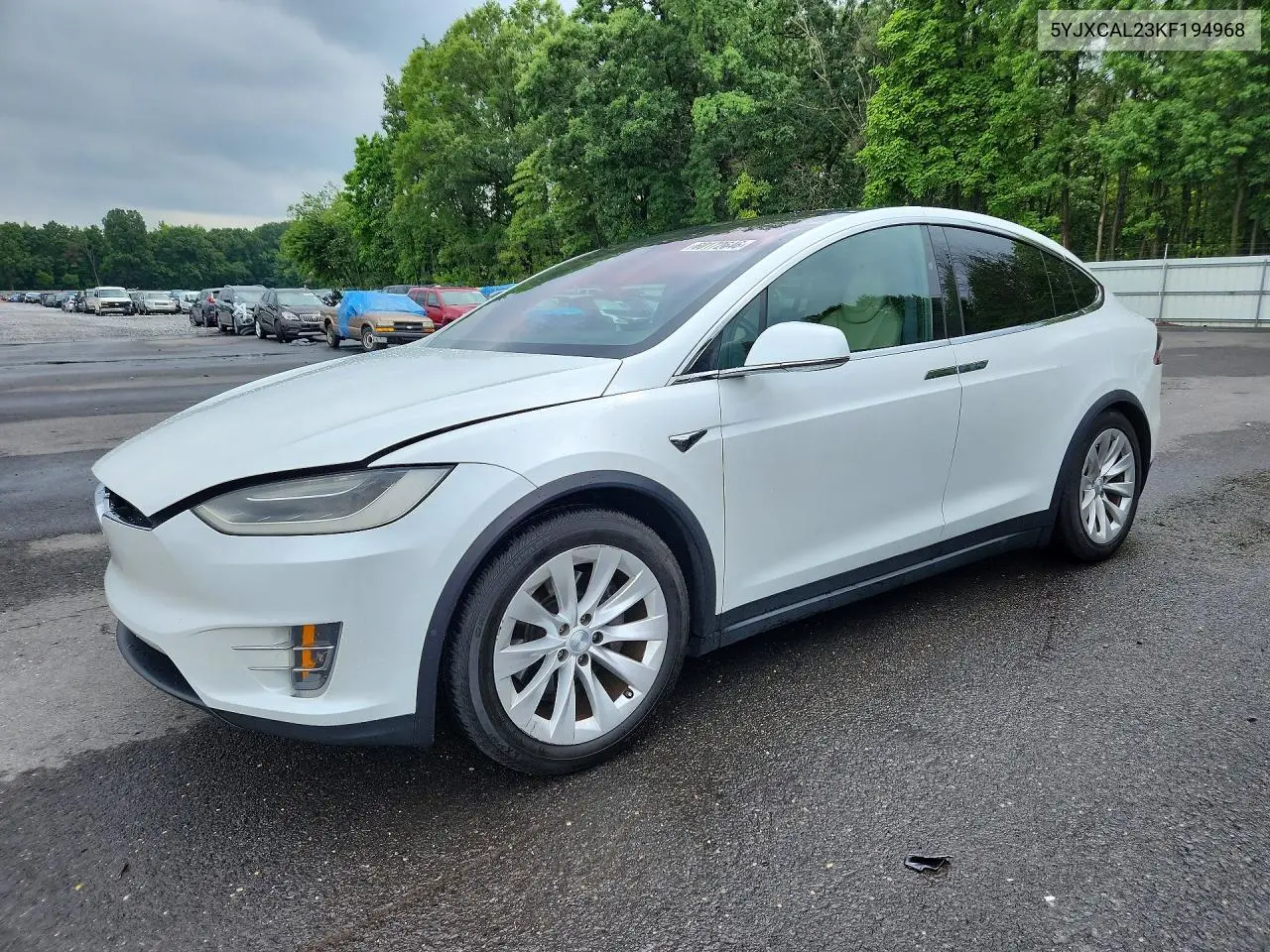2019 Tesla Model X VIN: 5YJXCAL23KF194968 Lot: 60172646