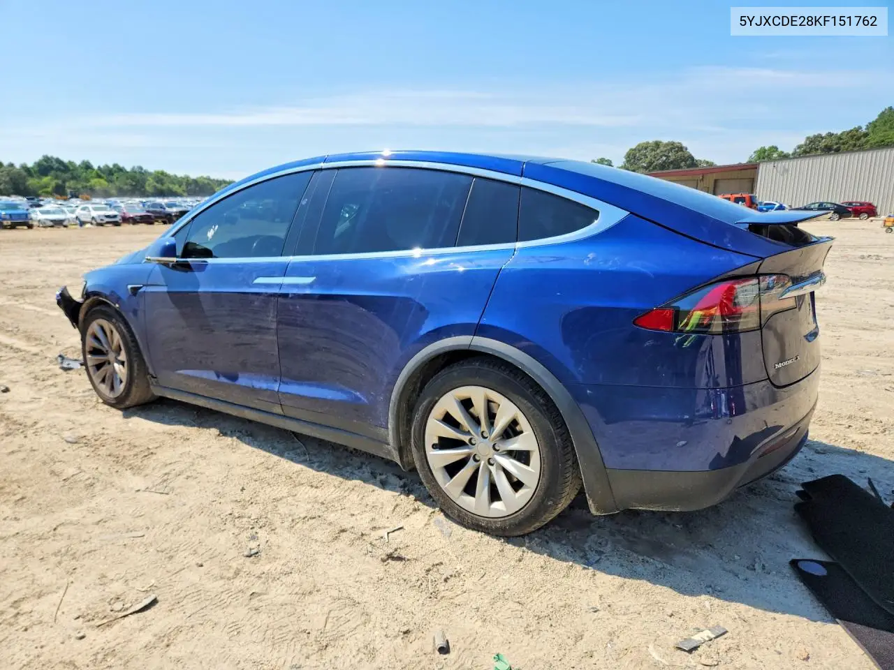 2019 Tesla Model X VIN: 5YJXCDE28KF151762 Lot: 60661916
