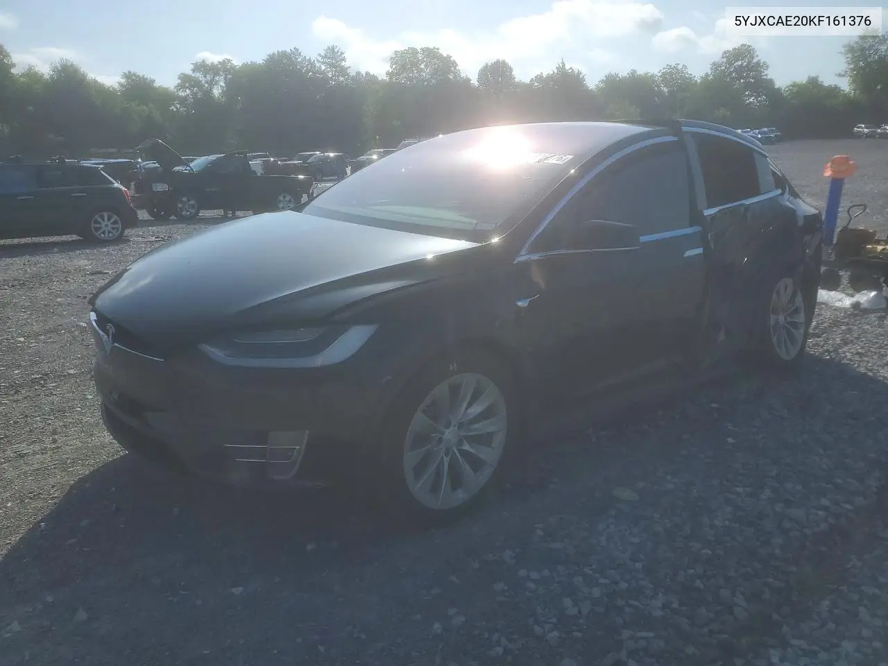2019 Tesla Model X VIN: 5YJXCAE20KF161376 Lot: 61616376