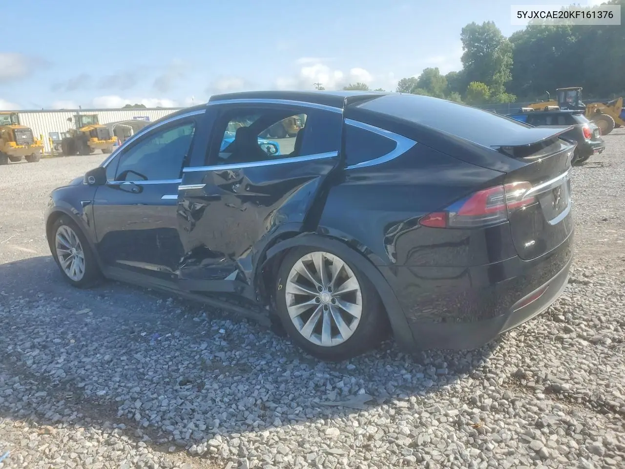 2019 Tesla Model X VIN: 5YJXCAE20KF161376 Lot: 61616376