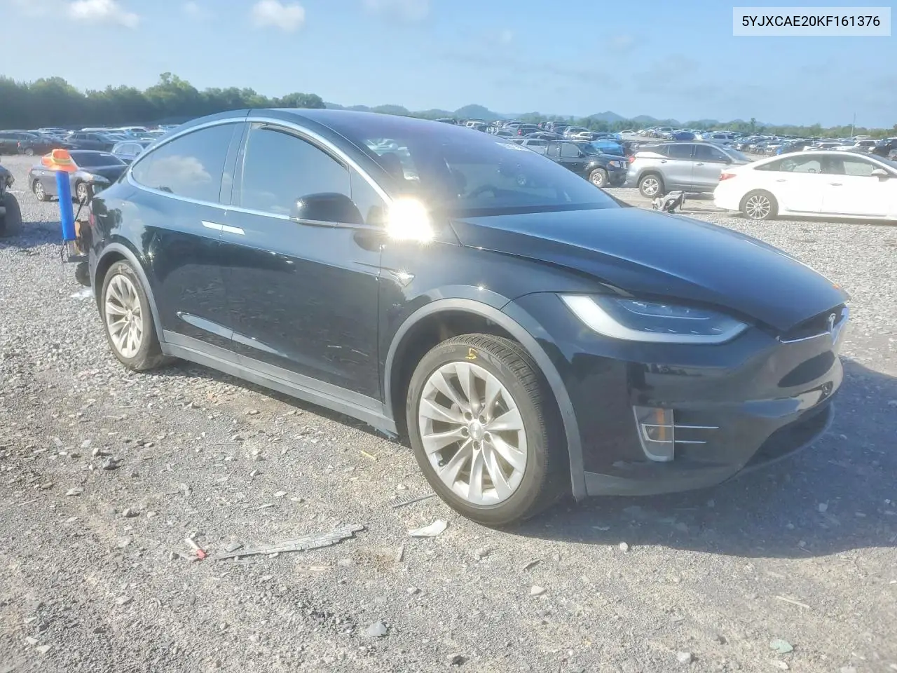 2019 Tesla Model X VIN: 5YJXCAE20KF161376 Lot: 61616376