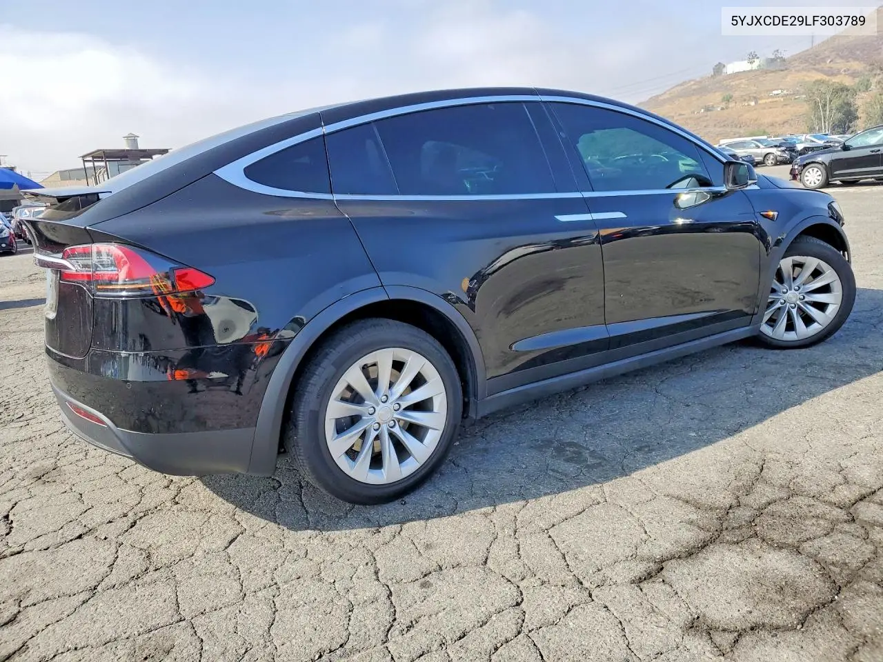 2020 Tesla Model X VIN: 5YJXCDE29LF303789 Lot: 52417496
