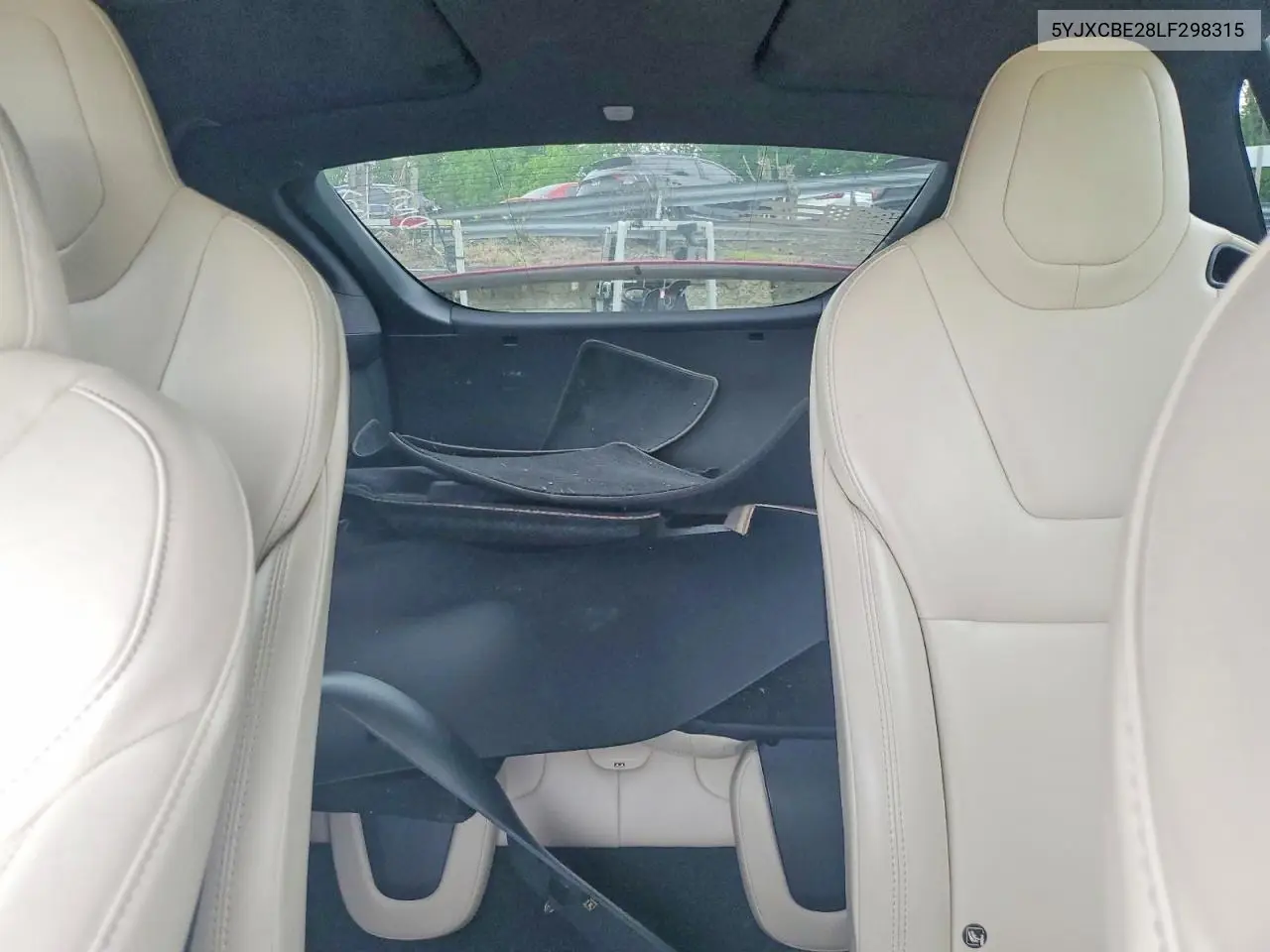 2020 Tesla Model X VIN: 5YJXCBE28LF298315 Lot: 54922466
