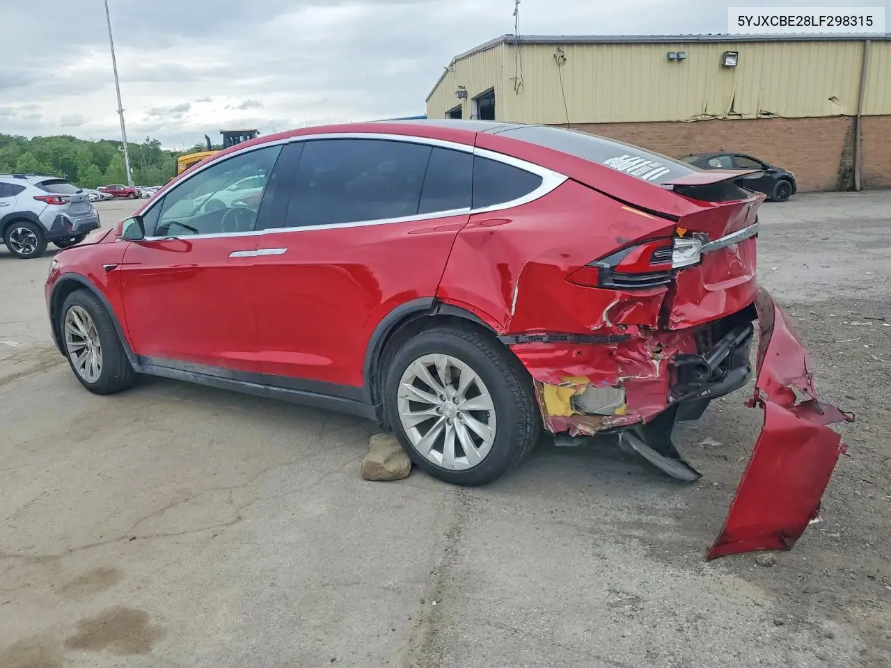 2020 Tesla Model X VIN: 5YJXCBE28LF298315 Lot: 54922466