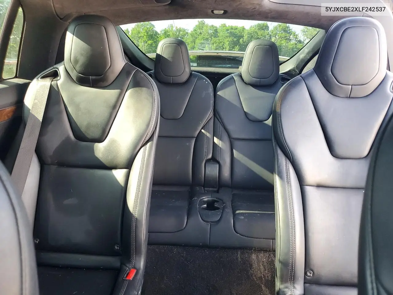 2020 Tesla Model X VIN: 5YJXCBE2XLF242537 Lot: 58397026
