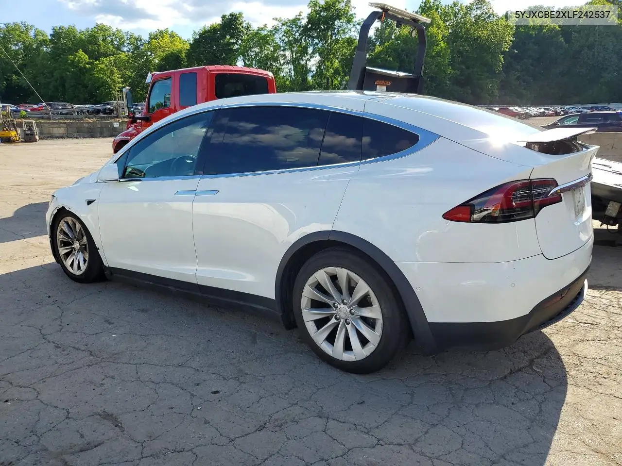 2020 Tesla Model X VIN: 5YJXCBE2XLF242537 Lot: 58397026