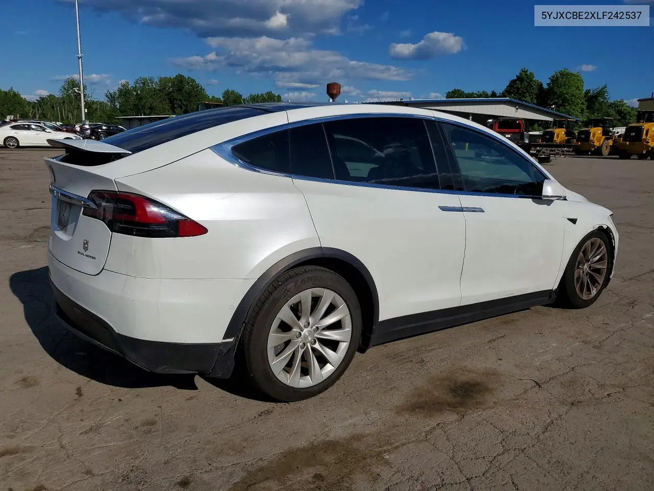 2020 Tesla Model X VIN: 5YJXCBE2XLF242537 Lot: 58397026