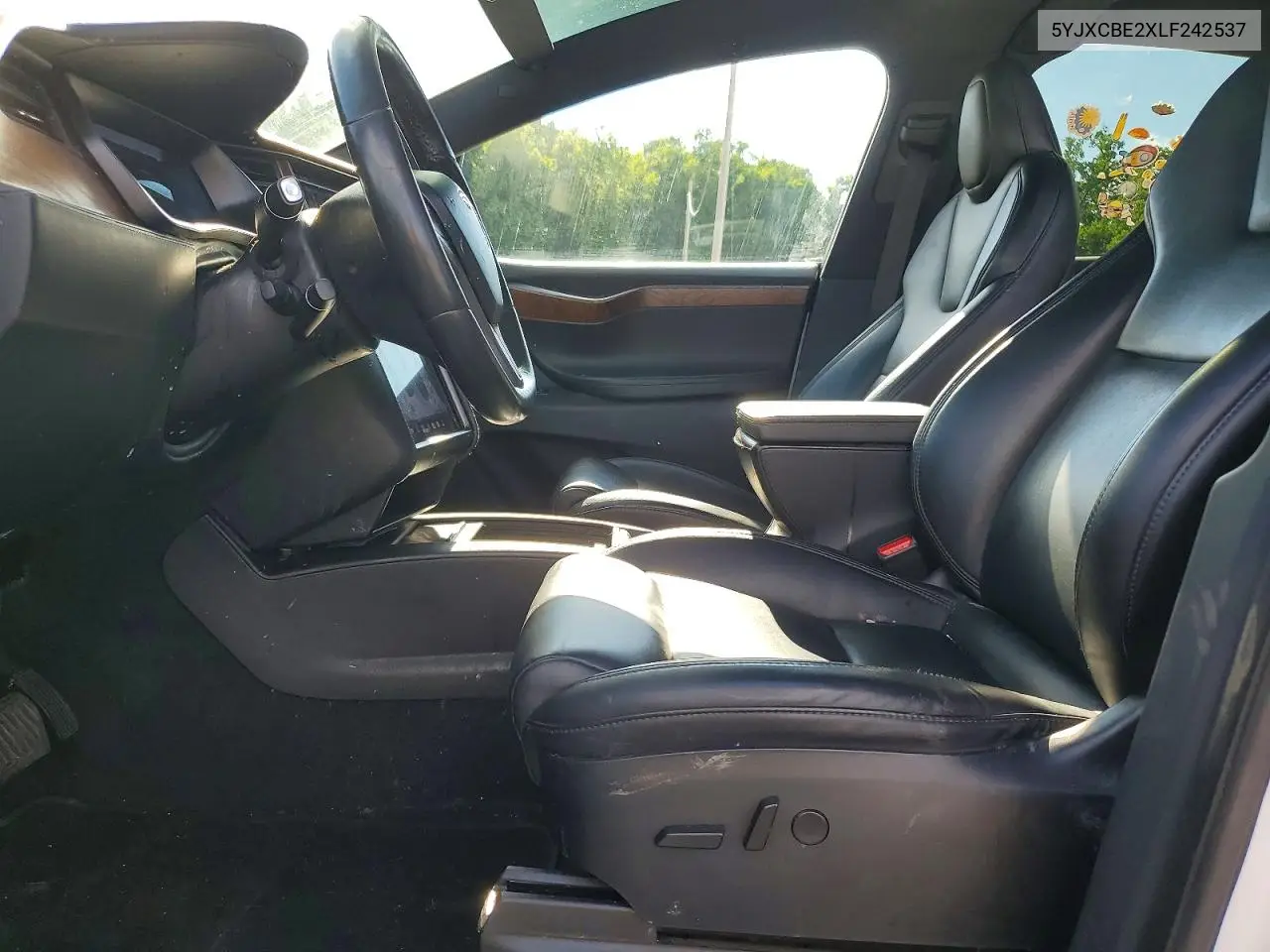 2020 Tesla Model X VIN: 5YJXCBE2XLF242537 Lot: 58397026