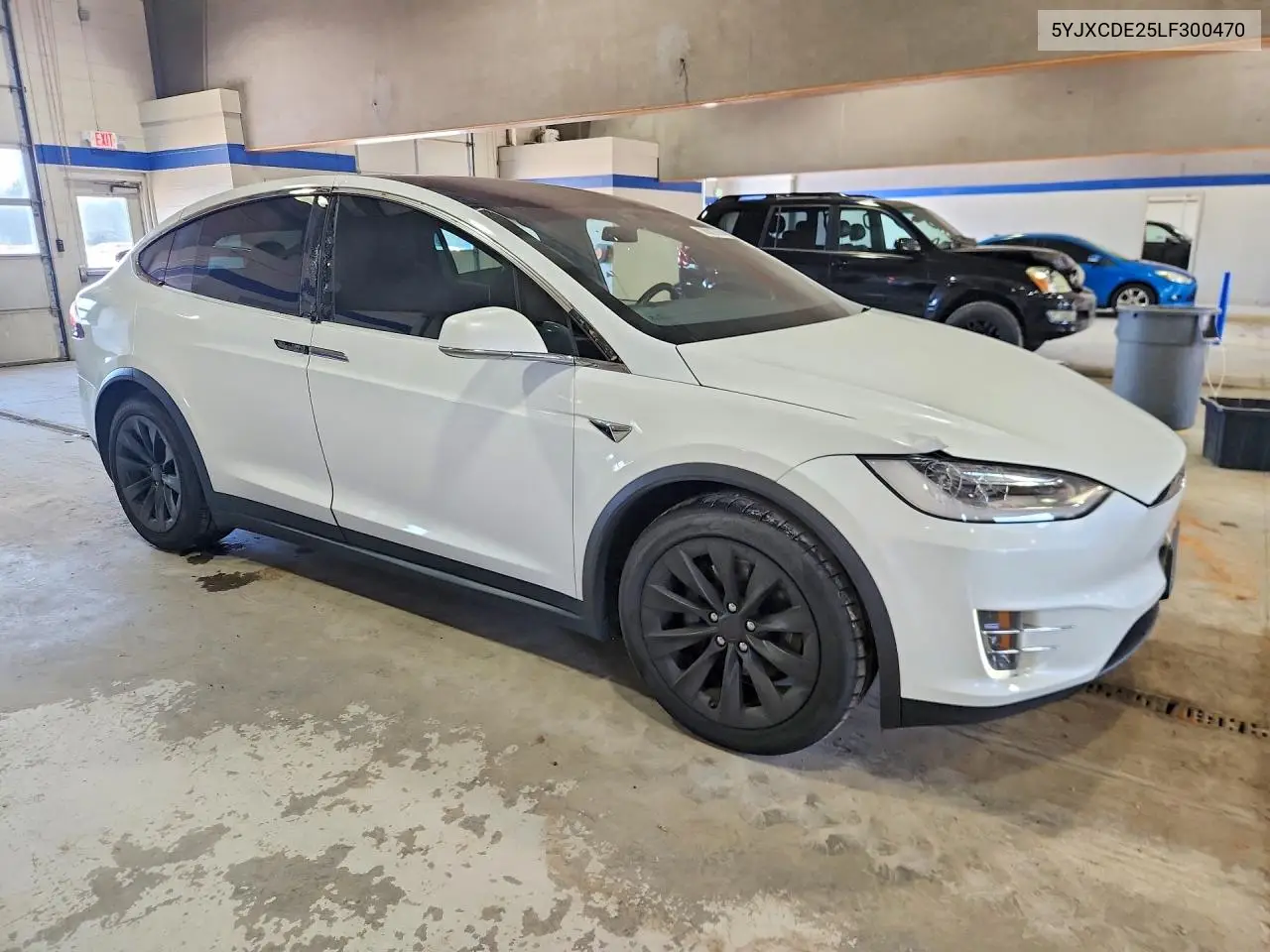 2020 Tesla Model X VIN: 5YJXCDE25LF300470 Lot: 58802556